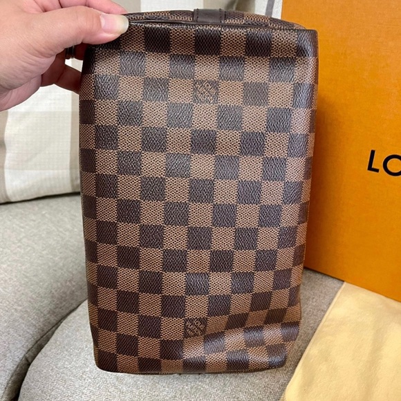 SOLD Authentic Louis Vuitton Speedy Bandouliere 25 Damier Ebene - Picture 9 of 12